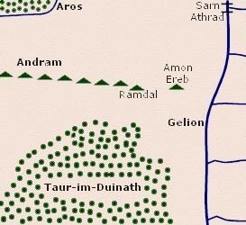 Minor places in Beleriand