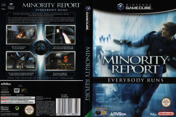 Minority Report: Everybody Runs GMWP52 Minority Report Everybody Runs