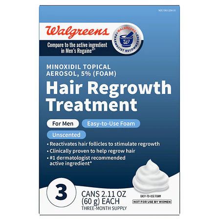 Minoxidil Walgreens Minoxidil Foam 5 Hair Regrowth Treatment for Men Walgreens