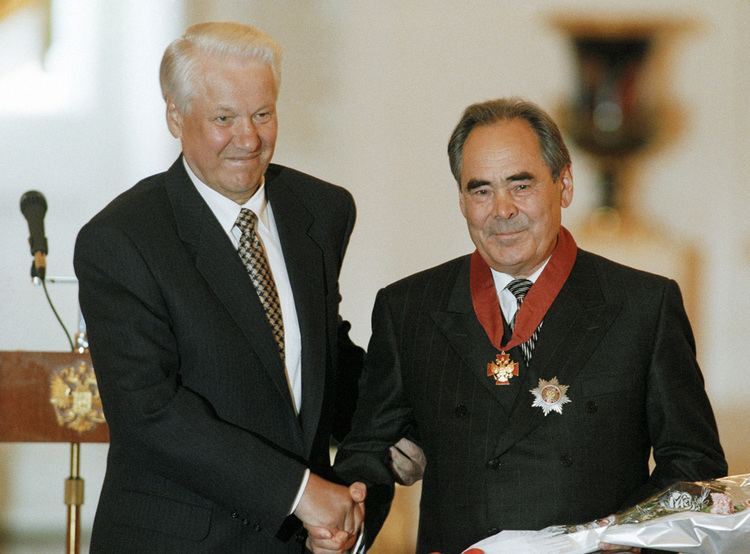 Mintimer Shaimiev FileRIAN archive 36630 President Boris Yeltsin and Mintimer