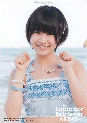 Mio Tomonaga AKB48 Official Photo Labrador Retriever Swimsuit VerA