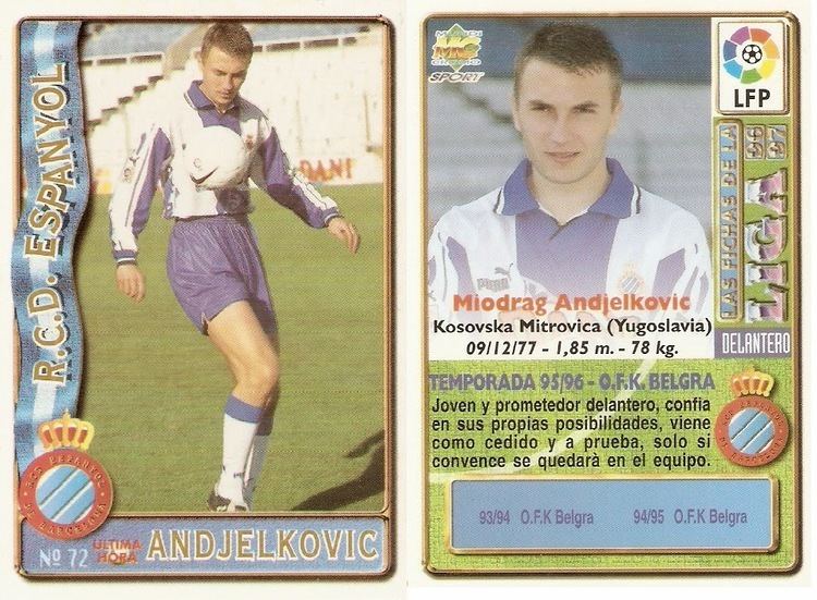 Miodrag Anđelković Nun recuncho do album Historias de cromos Miodrag Andjelkovic