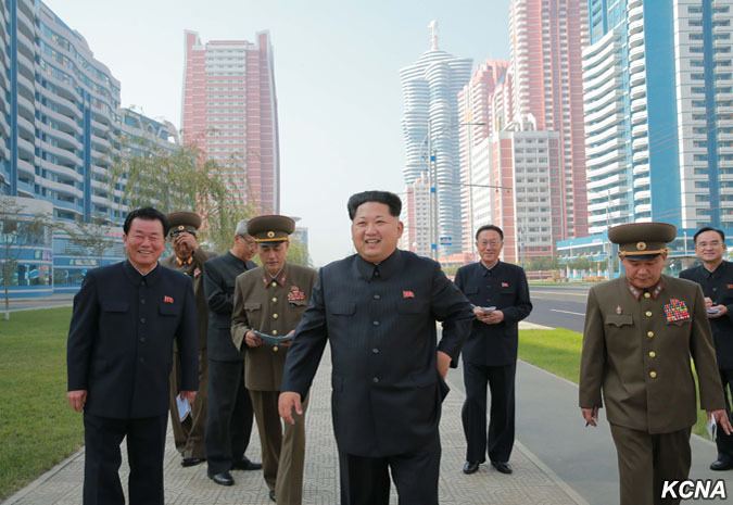 Mirae Scientists Street Kim Jong Un Goes Round Completed Mirae Scientists Street KFAUSAorg