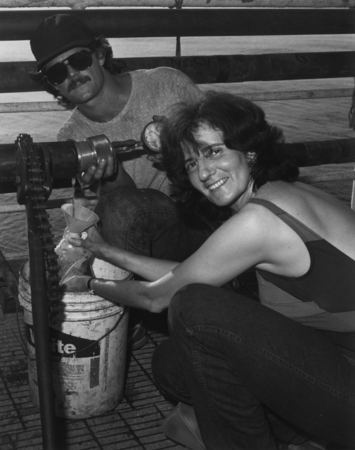 Miriam Kastner On board the DV Glomar Challenger ship geochemist Miriam Kastner