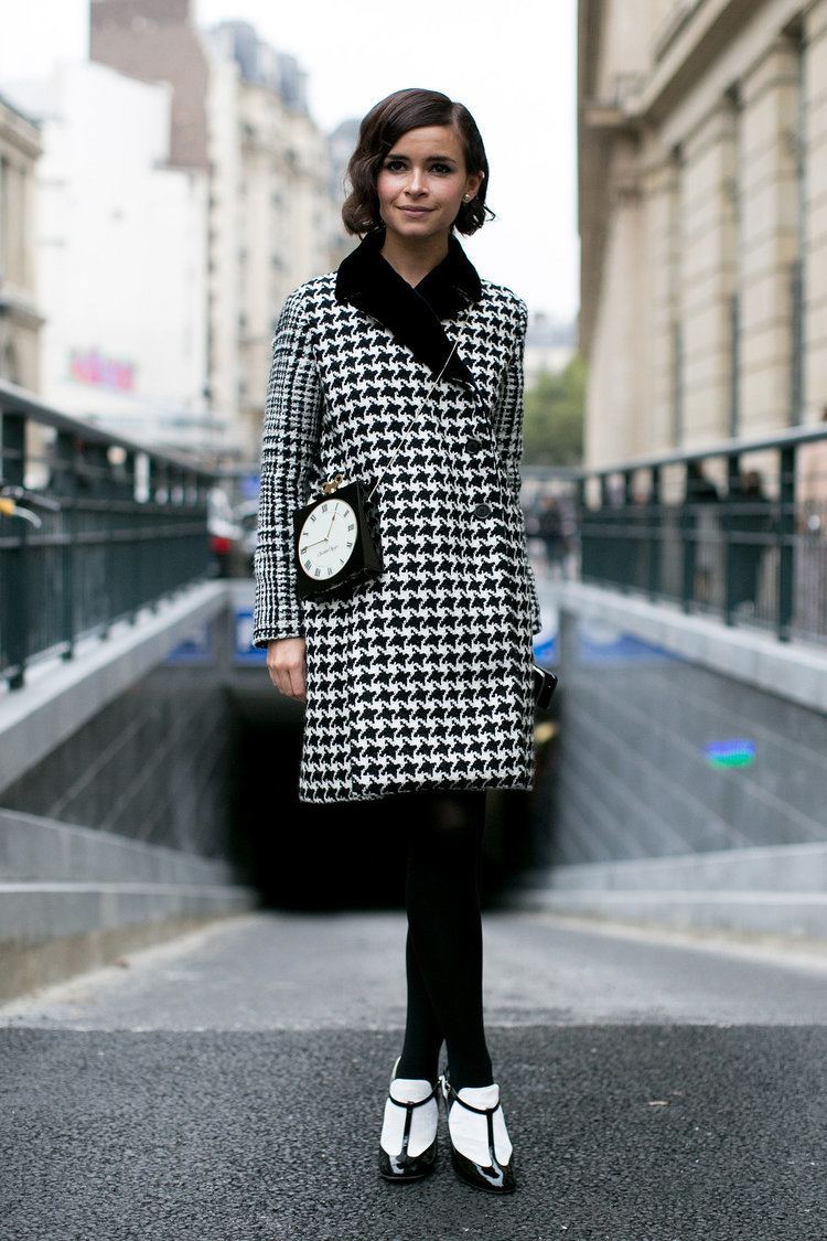 Miroslava Duma Miroslava Duma may have had the chicest play on black and