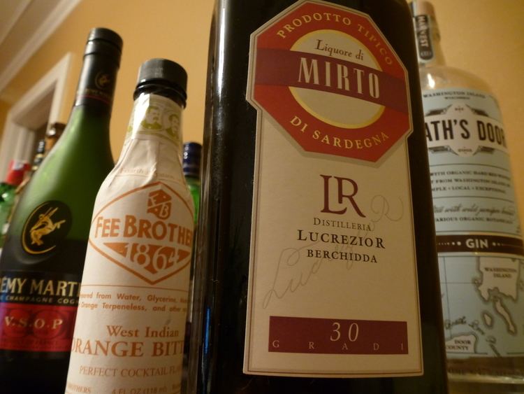 Mirto (liqueur) Liquore di Mirto Cocktails Mirto Myrtle Berry Liqueur Sardinia