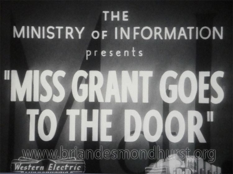 Miss Grant Goes to the Door Miss grant Goes to the Door 1940