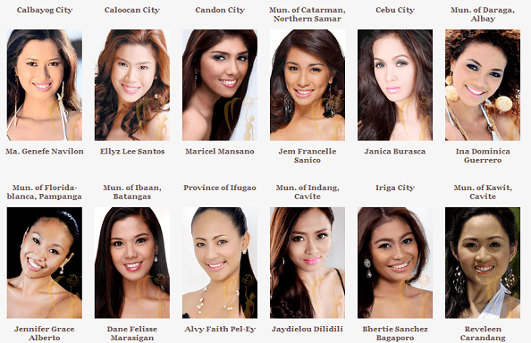 Miss Philippines Earth 2012 Meet the many Candidates of Miss Philippines Earth 2012