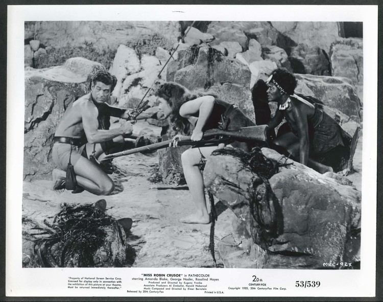 Miss Robin Crusoe George Nader Amanda Blake Rosalind Hayes Miss Robin Crusoe 8x10