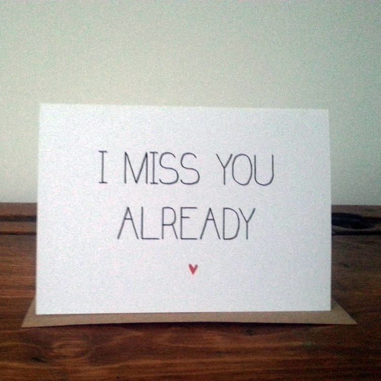 Miss You Already i miss you already card by witty hearts notonthehighstreetcom