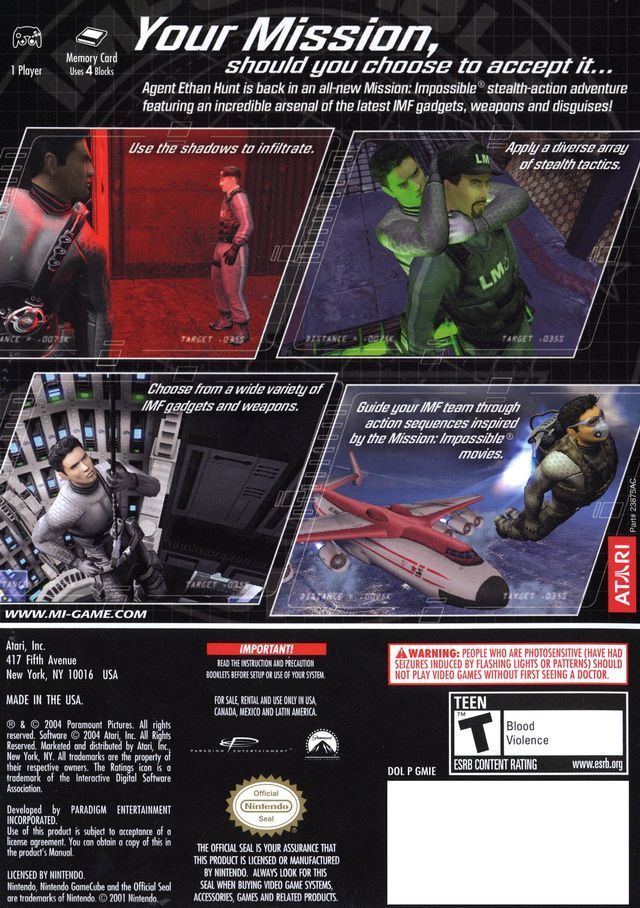 Mission: Impossible – Operation Surma Mission Impossible Operation Surma Box Shot for GameCube GameFAQs