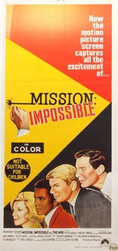 Mission: Impossible vs. the Mob MISSION IMPOSSIBLE VS THE MOB POSTER Current price 300