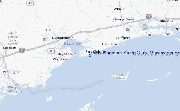 Mississippi Sound Pass Christian Yacht Club Mississippi Sound Mississippi Tide