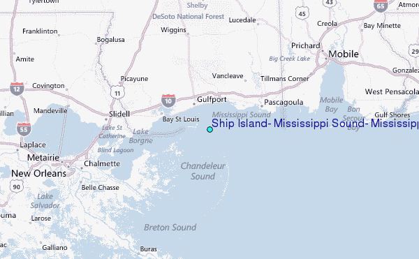 Mississippi Sound Ship Island Mississippi Sound Mississippi Tide Station Location Guide