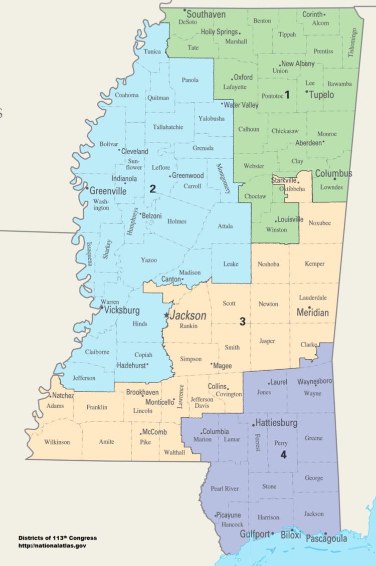 Mississippi's congressional districts