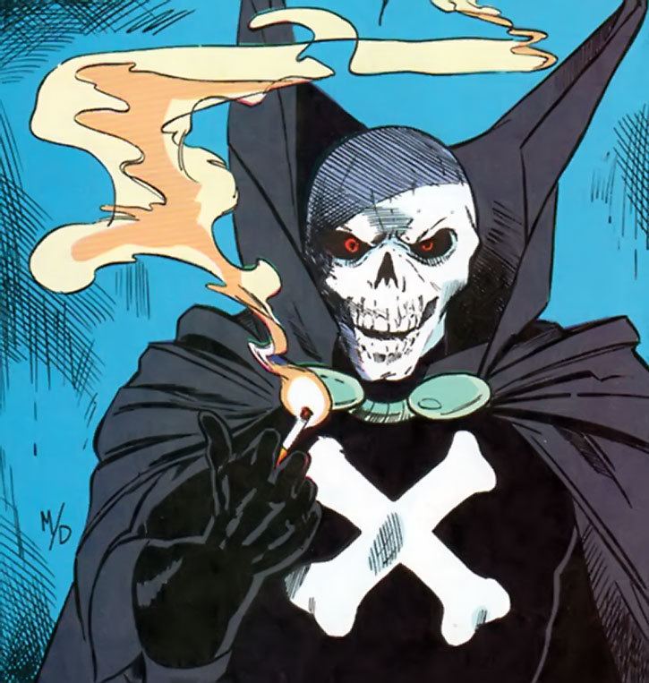 Mister Bones Mister Bones DC Comics Helix Infinity Inc character