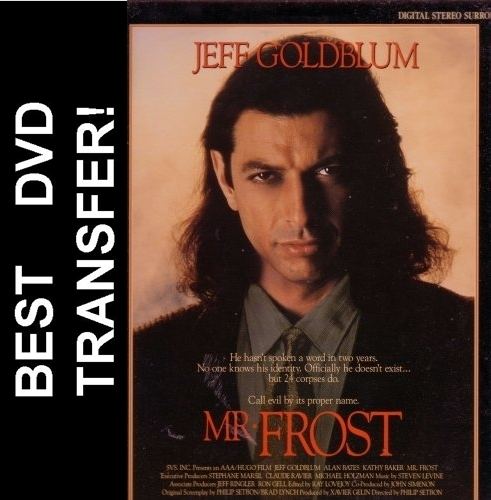 Mister Frost Mr Frost DVD 1990 Jeff Goldblum R1 999 BUY NOW RareDVDsBiz