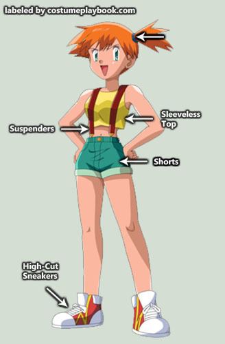 Misty (Pokémon) 1000 ideas about Misty Costume on Pinterest Pokemon Costumes