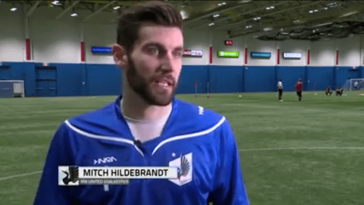 Mitch Hildebrandt Michiganders in the Pros Mitch Hildebrandt protecting the net for