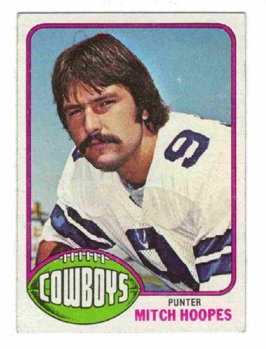 Mitch Hoopes DALLAS COWBOYS Mitch Hoopes 283 Topps 1976 NFL American Football