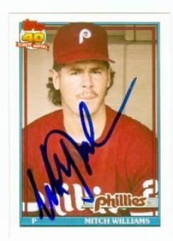 Mitch Williams (politician) Mitch Williams Baseball Cards Topps Fleer Upper Deck Trading Cards