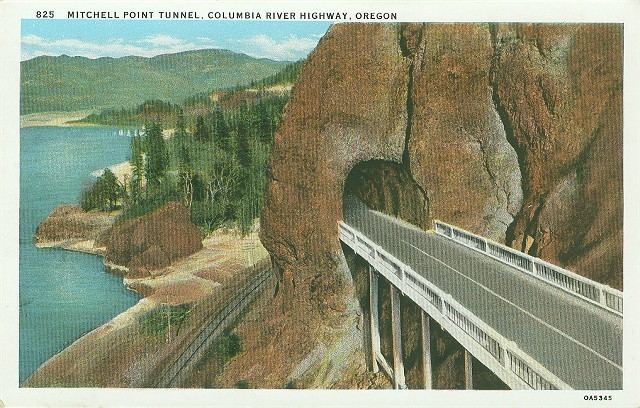 Mitchell Point Tunnel The Columbia River Historic Columbia River Highway Oregon