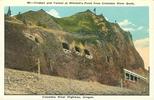 Mitchell Point Tunnel The Columbia River Mitchell Point Oregon