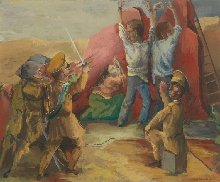 Mitchell Siporin Spanish Civil War Drawn from Goya 1941 by Mitchell