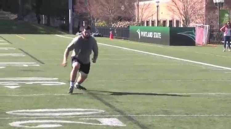Mitchell Van Dyk Highlights From 2014 Pro Day Portland State Football