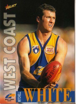 Mitchell White WEST COAST Mitchell White 54 SELECT 1996 Australian Rules Football