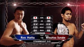 Mitsuhisa Sunabe UFC FIGHT PASS Mitsuhisa Sunabe vs Ryo Hatta Pancrase 278
