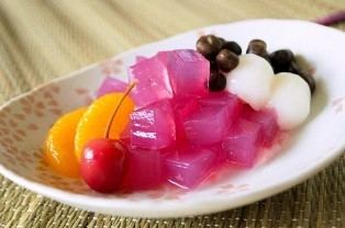 Mitsumame Mitsumame Sweetened Red Beans Japanese Food Guide Oksfood