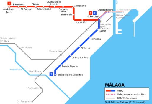 Málaga Metro Malaga Metro Malaga underground Andaluciacom