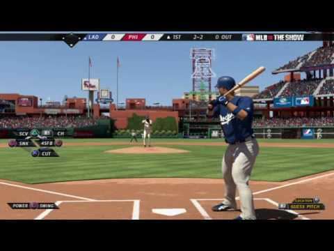 MLB 10: The Show MLB 10 The Show Dodgers at Phillies Gameplay YouTube