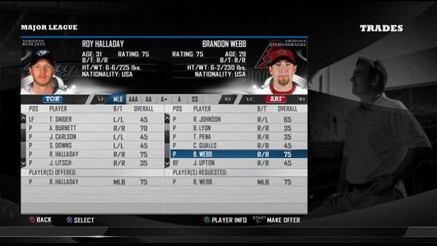 MLB Front Office Manager MLB Front Office Manager Game PS3 PlayStation
