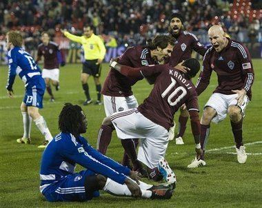 MLS Cup 2010 Own goal in extra time gives Colorado Rapids first MLS Cup title