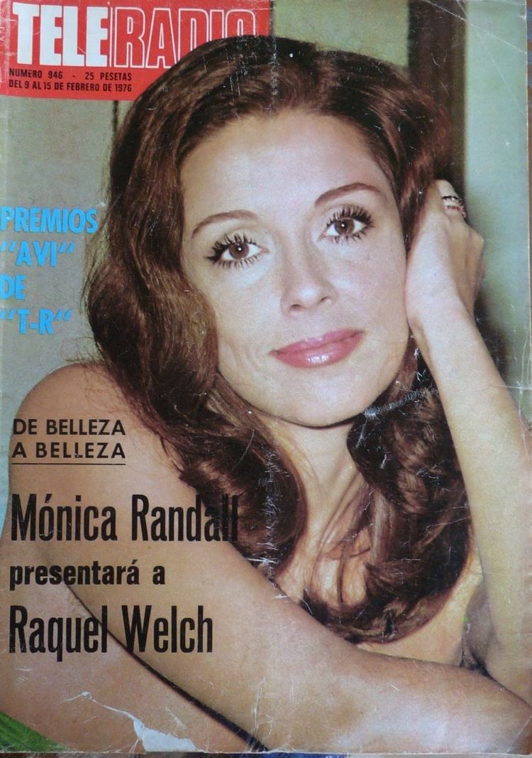 Mónica Randall Reivindicando a los pioneros televisivos El debut de Mnica Randall