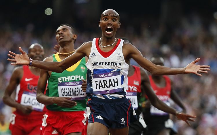 Mo Farah Britain39s Mo Farah makes history by defending 10000m