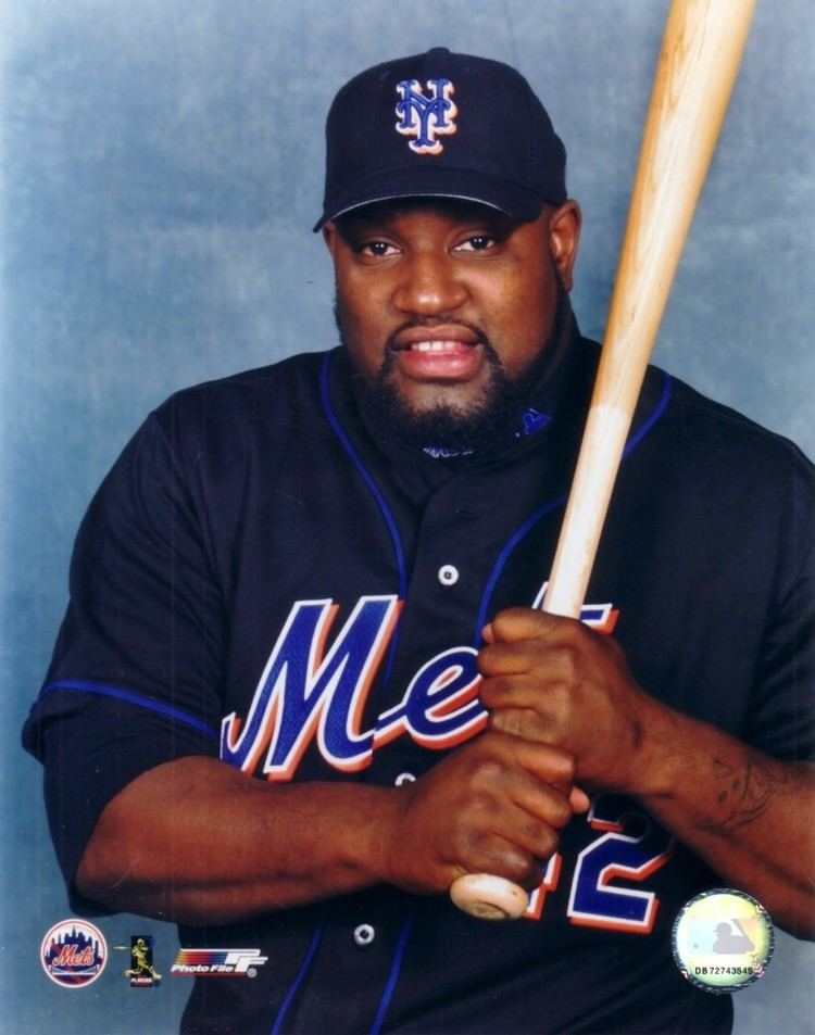 Mo Vaughn Mo Vaughn New York Mets 8x10 portrait photo Baseball Memorabilia