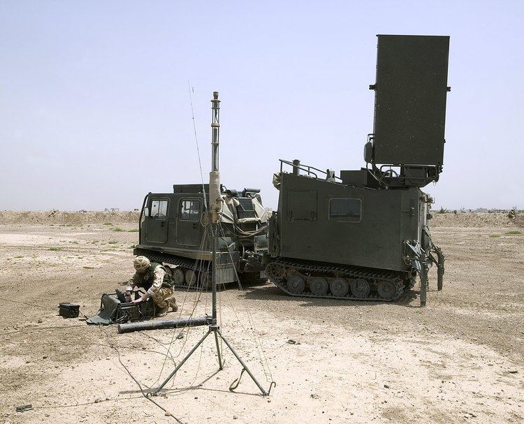 Mobile Artillery Monitoring Battlefield Radar