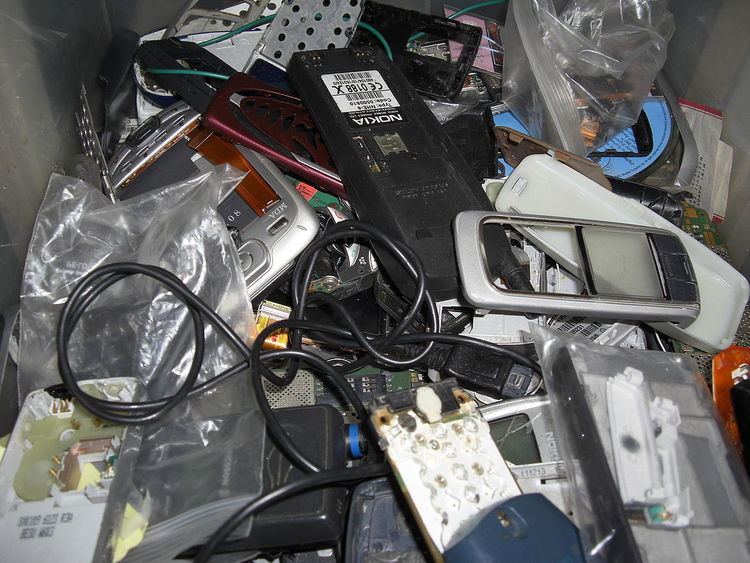 Mobile phone recycling