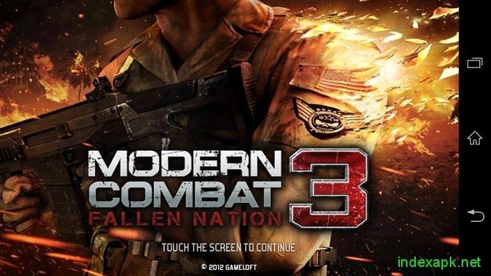 Modern Combat 3: Fallen Nation Modern Combat 3 Fallen Nation v114g Apk Data