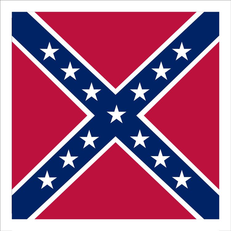 Modern display of the Confederate flag