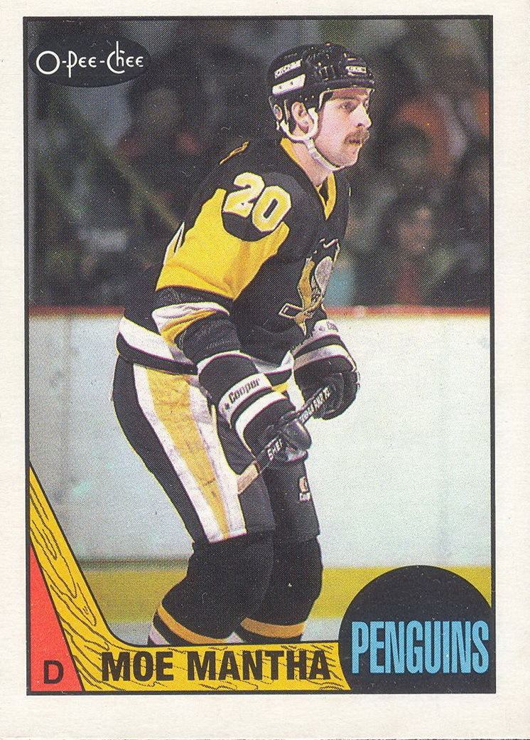 Moe Mantha Jr. Moe Mantha Player39s cards since 1985 1988 penguinshockey