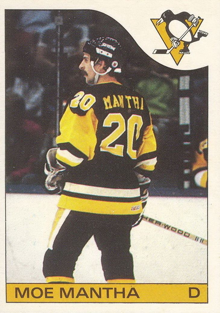 Moe Mantha Jr. Moe Mantha Player39s cards since 1985 1988 penguinshockey