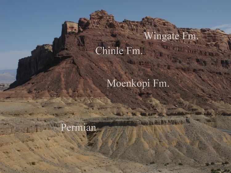 Moenkopi Formation CSMS GEOLOGY POST STRANGE MARKINGS IN THE THE MOENKOPI FORMATION