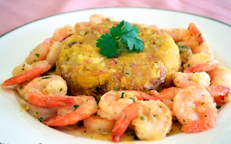 Mofongo Mofongo with GarlicLime Shrimp Puerto Rican Plantain Dish The