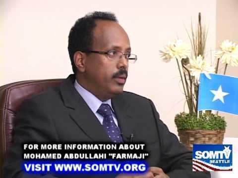 Mohamed Abdullahi Mohamed ENGLISH VERSIONSomTVSeattle Interview with FrPM Mohamed Abdullahi