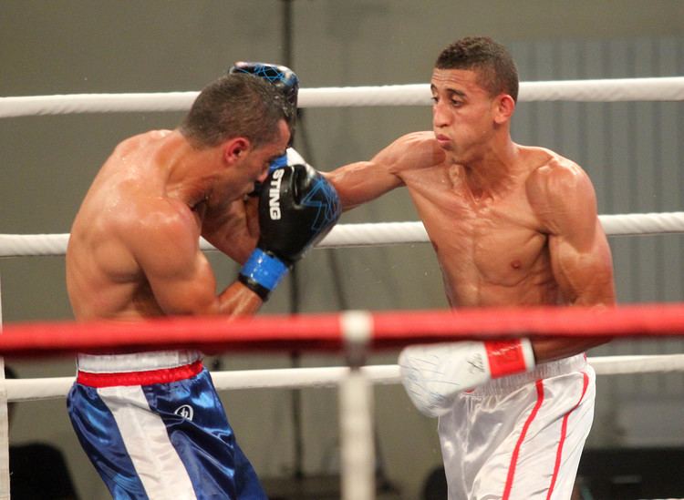 Mohamed Flissi 180715 APB Cycle I Round 2 Match Flyweight 52 kg Sofia Bulgaria