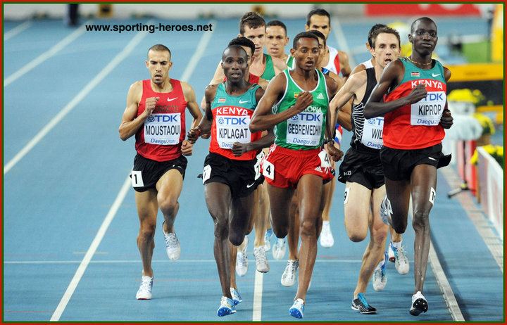 Mohamed Moustaoui MOUSTAOUI Mohamed Sixth in World 1500m final 2011 Morocco